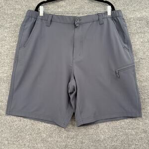 Weatherproof Vintage Mens Performance Tech Shorts Size 38 Blue UPF 50 Flex Waist